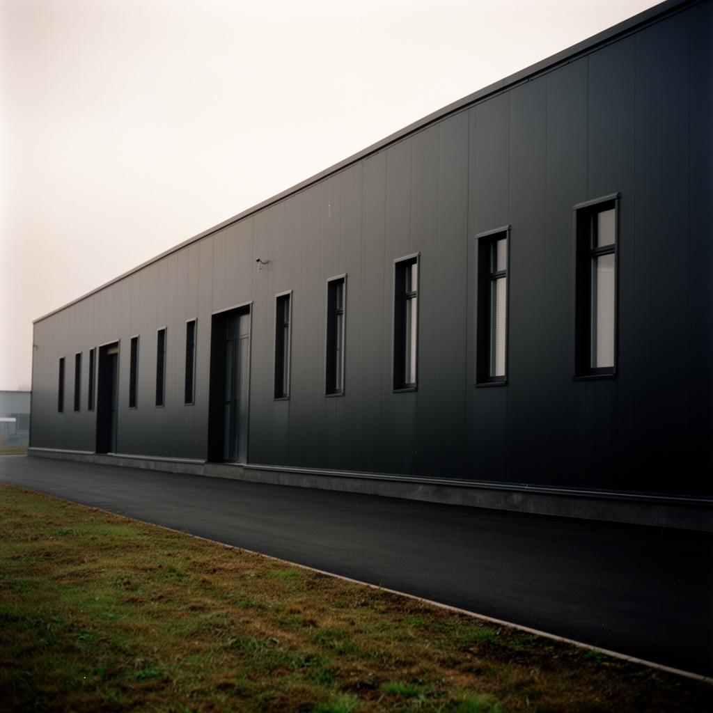 Ukraine production facility, architectural detail